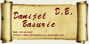 Danijel Basurić vizit kartica